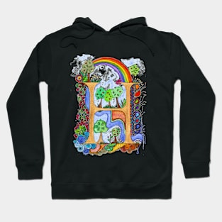 H - an illuminated letter Hoodie